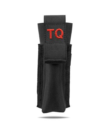Molle PALS Tourniquet Pouch Holder TQ Pull Elastic Tab Black