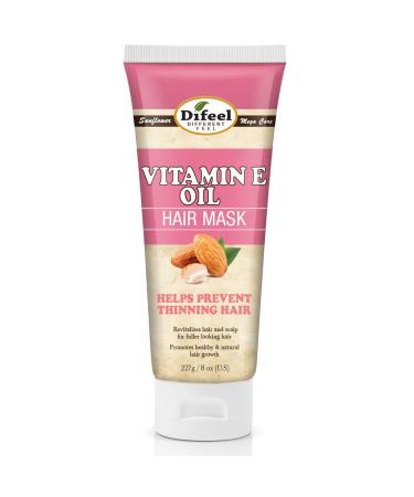 Difeel Vitamin E Oil Hair Mask 8 oz. - Volumizing Hair Mask  Restorative Hair Mask