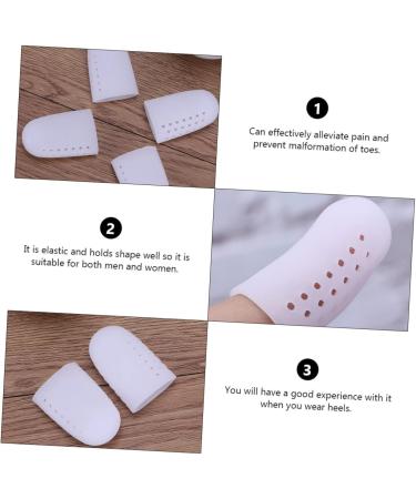 Lurrose 10 Pairs Anti-wear High Heel Protectors & Toe Cushions - Silicone Gel Bunion Sleeve Protection Tools - Buy Online on SooperMarket.com