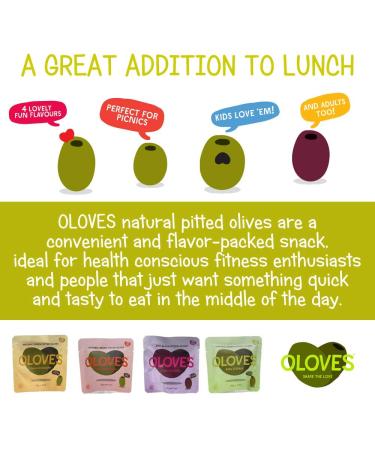 Oloves Basil and Garlic 1.1oz (Pack of 10) - Delicious & Convenient Snack Packs - Buy Online on SooperMarket.com
