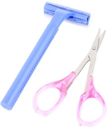 Ruilogod 2-in-1 Body Armpit Hair Shaver & Eyebrow Scissors Trimmer - Effortless Hair Removal for Flawless Skin - Buy Online on SooperMarket.com