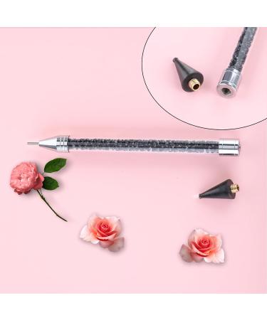 Strass Picker Tool & Dotting Tool - Double-Sided Rhinestone Applicator with Wax Head for Manicure - International Shipping - Buy Online on SooperMarket.com