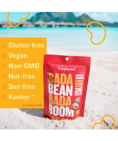 Bada Bean Bada Boom Spicy Wasabi - Plant-Based Protein Snack, Gluten Free, Vegan - 4.5 Ounce (12 Count) - Buy Online on SooperMarket.com