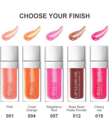 AOOWU Tinted Plumping Lip Oil | Long-Lasting Hydrating Lip Gloss - Raspberry Red - Buy Online on SooperMarket.com