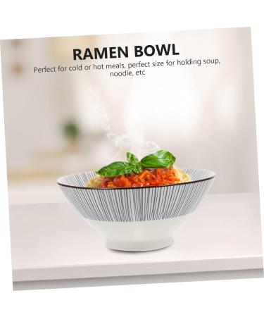 Zerodeko Cookie Container Rice Bowls Japanese Hat Bowl Nut Ceramics Noodle Japanese Ramen Bowls Noodle Bowl 18X18CM Blue - Buy Online on SooperMarket.com