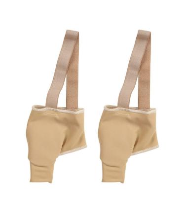 Bunion Corrector for Women and Men Big Toe Separator Pains Orthopedic Bunion Splint for Big Toe Pains and Toe Straightening Feet Soaking Products (Khaki M) M Khaki