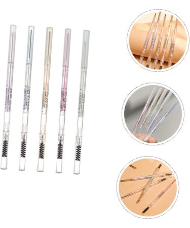PLAFOPE 5pcs Ash Brown Eyebrow Pencil Brow Pencils Eyebrow Makeup Tools Thin Eyebrow Pencil Plastic - Buy Online on SooperMarket.com