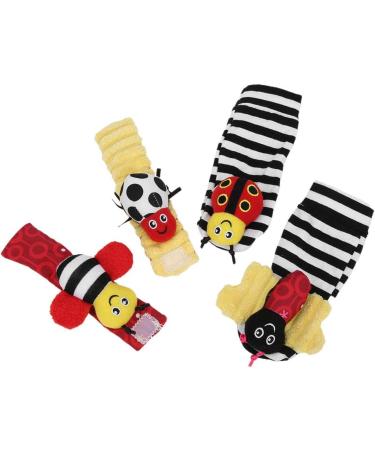 Bright Infant Soft Sock Hanging Toy | Heepdd Butterfly Ladybug Baby Socks for Kids | Baby & Toddler Outdoor Toys - Buy Online on SooperMarket.com