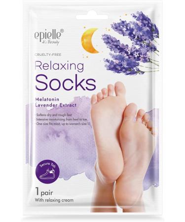 Epielle Moisturizing Socks and Gloves - 5 Pairs for Hand and Foot Care | Skincare Gifts for Her | Stocking Stuffer - Buy Online on SooperMarket.com