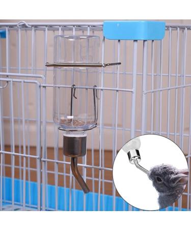 JVHLOV Rodent Water Bottle Hamster Water Bottle Hanging Rodent Drinker No Drips for Small Animal Squirrel Rabbit Chinchilla Guinea Pig Hamster Golden Bear (Clear 180ml*2) - Buy Online on SooperMarket.com