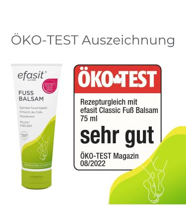 Efasit Foot Balm 75ml | Rich Moisturizer for Dry Feet with Jojoba & Rosemary Oil | Nourishing Care for Healthy Feet - Buy Online on SooperMarket.com