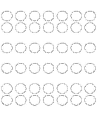 Jepeux 400Pcs 7mm Silver Open Jump Ring  Used for Key Chain  Jewelry Making  Necklace Maintenance and Earring Decoration DIY Process Open Jump Ring (400Pcs) 7mm Silver/400pcs