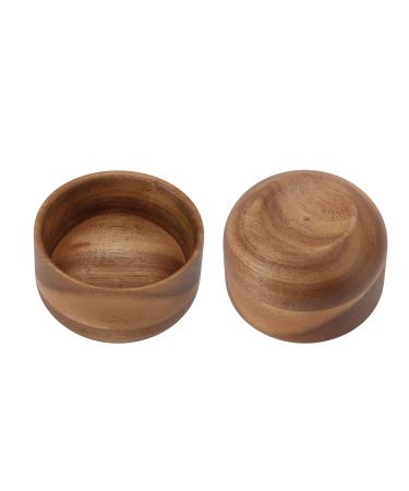 Premium Wooden Shaving Soap Bowl for Men | Burr-Free Compact Shaving Cup for Home & Barber Shop | Easy Lather Natural Wood Grain - Buy Online on SooperMarket.com