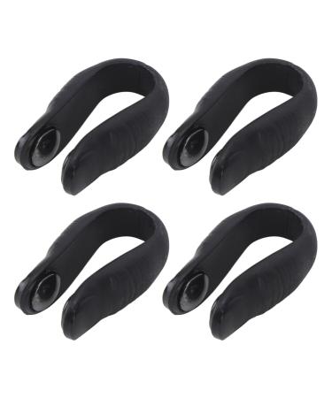 Acupressure Hand Clip Tension Magnets Reduce Anti-Migraine Clip Practical 4 Pack for Both Hands (Black)