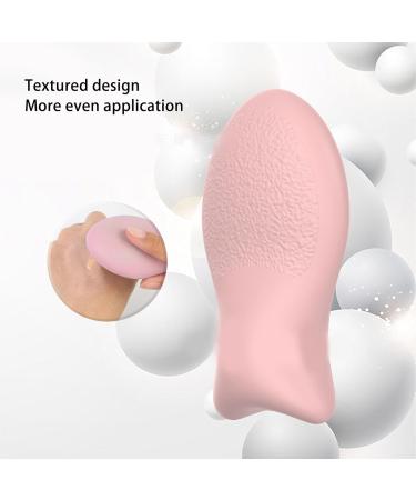 Silicone Face Powder Puff | Super Soft Makeup Blender | Cute Fish-Shaped Beauty Tool for Flawless Liquid Blending - Buy Online on SooperMarket.com