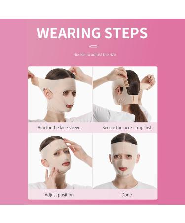 Teksome Double Chin Reducer Device Reusable Face Sculpting Strap Double Chin Reducer Tool Breathable Slimming Face Strap for Women and Men Chin Up Sculpting - Buy Online on SooperMarket.com