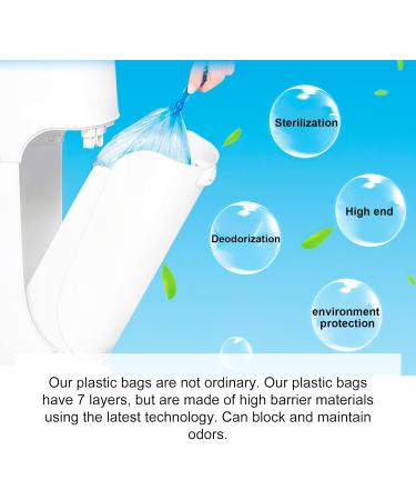 Nizirioo 9-Piece Diaper Pail Filling Film - 4.5m Refill Bags | Compatible with Diaper Lizard | Odor-Tight & International Shipping - Buy Online on SooperMarket.com