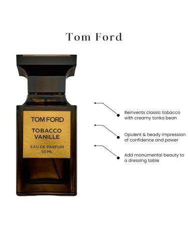Tom Ford Tobacco Vanille Unisex EDP 50 ml 1.7 Fl Oz 1.7 Fl Oz (Pack of 1) - Buy Online on SooperMarket.com