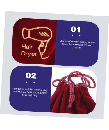 Healeved 12 Pcs Storage Bag Drawstring Jewelry Pouches Blow Dryer Bag Hair Dryer Carrier Bags Fabric - Buy Online on SooperMarket.com