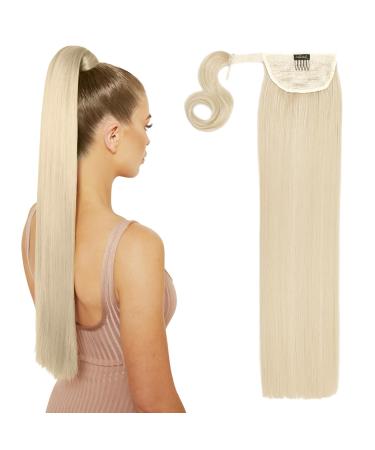 Lullabellz Grande Straight Wraparound Pony 26-Inch Length Light Blonde