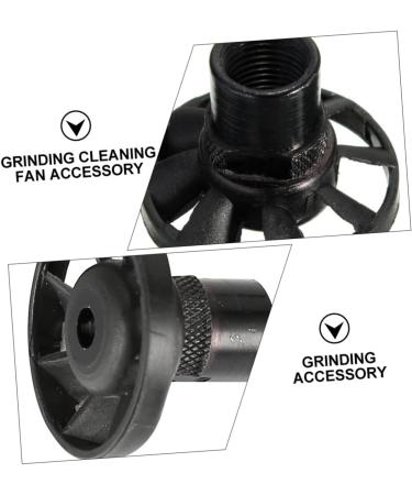 Baluue 4 Pcs Electric Grinding Chuck Grinding Accessory Grinders Blower Thread Grinder Fan Black Plastic 3x3cmx2pcs Blackx2pcs - Buy Online on SooperMarket.com