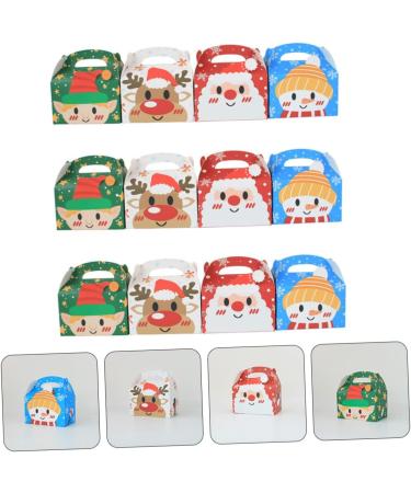 ibasenice 36 Pcs Christmas Muffin Box Christmas Favor Boxes Xmas Goodies Container Holiday Cookie Boxes Christmas Storage Boxes Muffin Container Boxes Dessert Gingerbread House - Buy Online on SooperMarket.com
