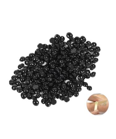 Beavorty face hair wax hair wax pearl hard wax body removal wax pearl hair removal wax beans pomade depilatory wax black set organic hair wax removal 50 g (1 Pack) black