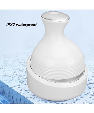 Electric Scalp Massager - IPX7 Waterproof 4 Modes & Silicone Bristles for Cats & More | Ultimate Relaxation Gadget - Buy Online on SooperMarket.com