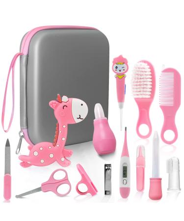 Baby care set unipampa 14 partial care set of newborns baby care set of newbare baby care accessories baby culture bag-care set for baby care with baby healthcare kit (pink)