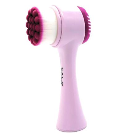Cala Dual-action purple facial cleansing brush