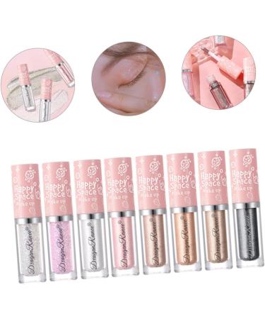 Hemoton 8pcs Eye Shadow Sparkly Eyeshadow Glitter Eye Makeup Tools Shiny Eyeshadow Glitter Eye Makeup Women Glitter Eyeshadow Shimmer Eyeshadow Makeup Supplies Eye Highlight Eyeshadow - Buy Online on SooperMarket.com
