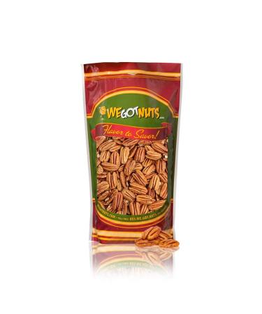 3 Pounds Of 100% Natural Raw Pecan (48Oz) Nuts- Whole, Shelled & Unsalted Pecan Halves by We Got Nuts-, No Preservatives- Compared To Organic, Healthy Snack 3 Pound (Pack of 1)