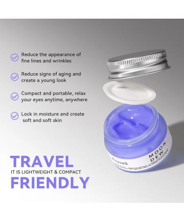 Bakuchiol Retinol Alternative Eye Cream | Dark Circles Puffiness & Fine Lines | Plant-Based Peptide Treatment - Buy Online on SooperMarket.com