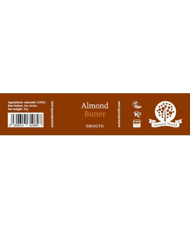 Nutural World - Smooth Almond butter (35g) - Combine any 4 to make your own gift set - Buy Online on SooperMarket.com
