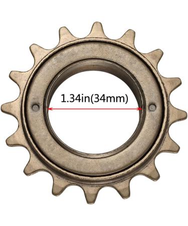 Teyssor Single-Speed Freewheel - 12T to 24T Bicycle Freewheels for 1/2 x 1/8 Chains - Buy Online on SooperMarket.com