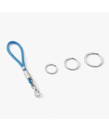 Buy Durable Nylon & Stainless Steel Materium Key Rings with Mini Carabiner | 3-Pack Red Keychains for Lanyards & Paracord - Buy Online on SooperMarket.com