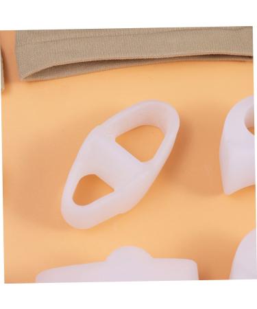 Healeved 12pcs Toe Strap Kit - Gel Toe Separator & Big Toe Straightener Set for Arch Support Bands and Silicone Holder - Black - Buy Online on SooperMarket.com