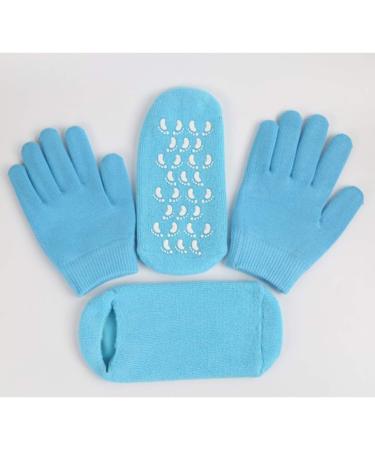 Gloves Moisture Socks Gel Socks Spa Socks Hand Sky Blue - Buy Online on SooperMarket.com