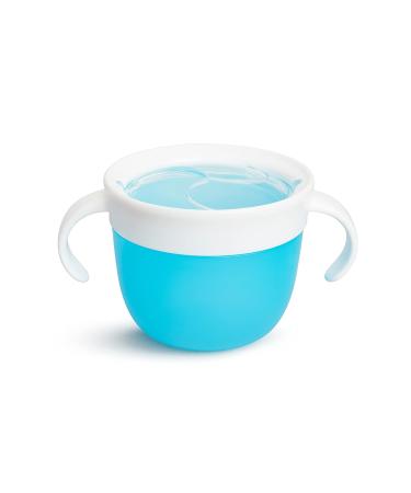 Munchkin Snack Box for Babies & Toddlers | Foldable BPA-Free Snack Cup | Leak-Proof Food Container - 2 Pack (Blue/Green) - Buy Online on SooperMarket.com
