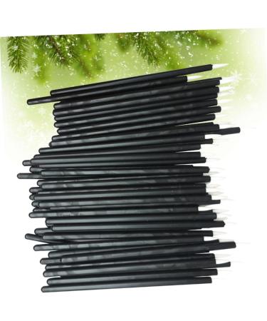BELLIFFY 100pcs Eye Makeup Tools Eyeliner Smudge Brush Lip Scrubber Tool Eyeliner Applicator Tool 15cmX10cm Black - Buy Online on SooperMarket.com