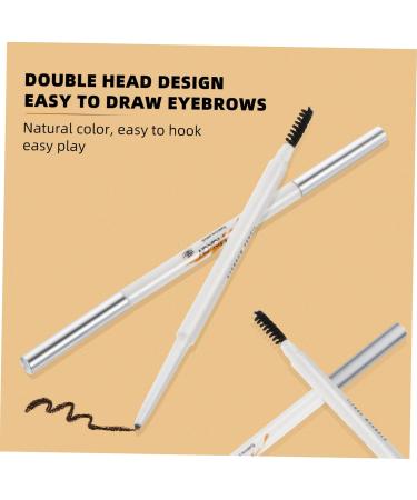 Mikinona 2pcs Abs (shell) Waterproof Eyebrow Pen Eyebrow Brush Makeup Tool Makeup Pencils - Buy Online on SooperMarket.com