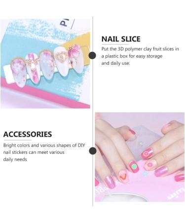 Uonlytech 3D Fruit Nail Art Slices - Nail Supplies for Lip Gloss & Cellphone Decorations - Buy Online on SooperMarket.com