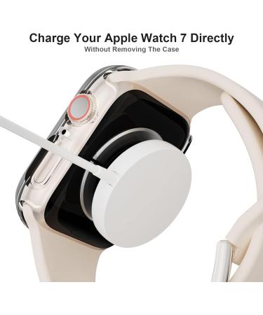 6 Pack Case for Apple Watch SE/Series 6/5/4 40mm with Tempered Glass Screen Protector - BHARVEST Hard PC Bumper Cover, Scratch Resistant - Black/Silver/Rose Gold/Pink/Clear/Leopard - Buy Online on SooperMarket.com