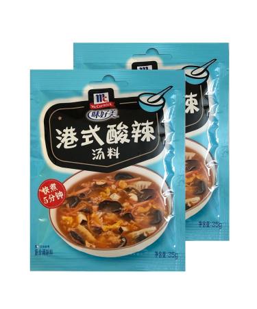 McCormick Hong Kong Hot & Sour Soup Seasoning Mix 35g Packs of 2 by Food Sanctuary