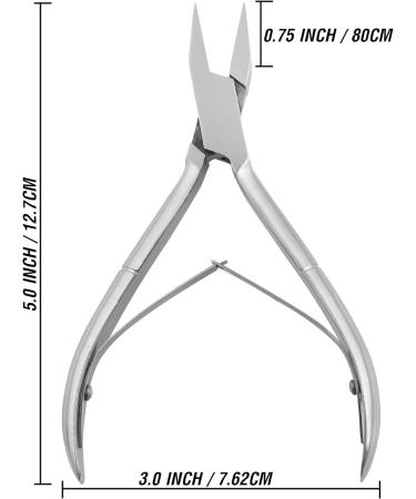 INGROWN Toe Nail Clippers Nippers Cutters Flame Point Podiatry Instrument 5" Professional Thick Toe Nail Chiropody - Buy Online on SooperMarket.com