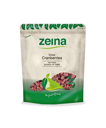Zeina Dried Cranberries for Snacking or Baking with Resealable Zip (1Kg) - Fat-Free Dry Fruit with a Source of Fibre - Sweetened Juicy Dried Cranberries.
