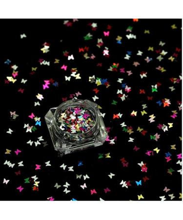 1 Box Nails Art Pretty Nail Art Flakes Glitter Sequins Sparkle Colorful Paillette Craft Diy Decorations - Buy Online on SooperMarket.com