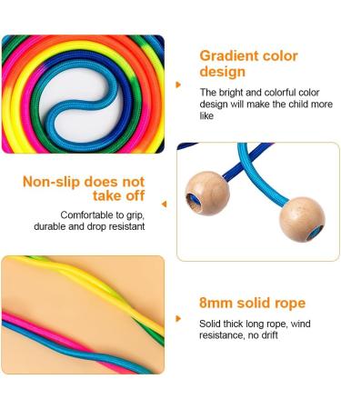 Yangun 5m Rainbow Jump Rope for Kids Perfect for Multiplayer Fun & Group Sports - Buy Online on SooperMarket.com