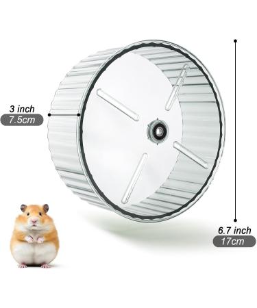 Hamster Wheel Silent Hamster Wheel Quiet Hamster Wheel Hamster Exercise Wheel Adjustable Stand Silent Hamster Wheel for Hamsters Gerbils Mice Small Animals ( 6.7 inch Transparent) 6.7 inch Transparent - Buy Online on SooperMarket.com