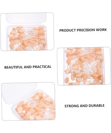 WOONEKY 50pcs Double Ended Eyeshadow Brush Eyeshadow Sticks Cosmetic Eye Shadow Sticks Makeup Brush Emulsion - Buy Online on SooperMarket.com